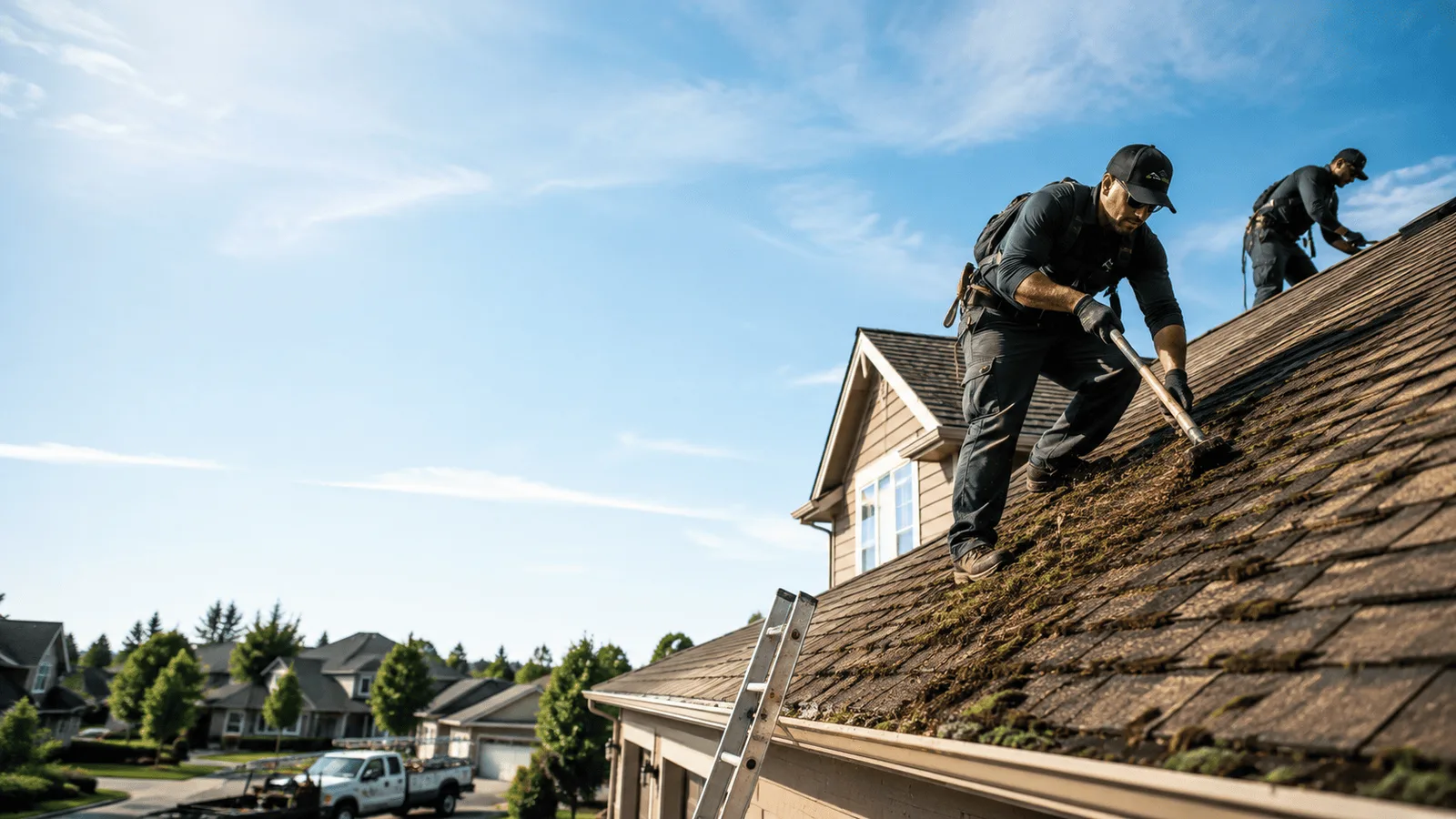 Roof Moss Removal in Roxbury, KS near me